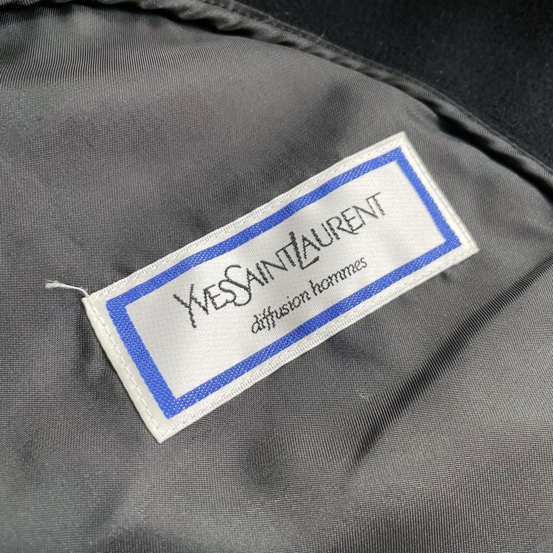 【Yves Saint Laurent】ウール ステンカラー コート