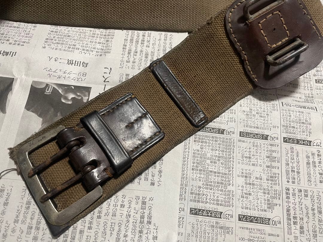 日本軍 将校用 略刀帯 実物 軍服 陸軍 海軍 大日本帝国 軍刀