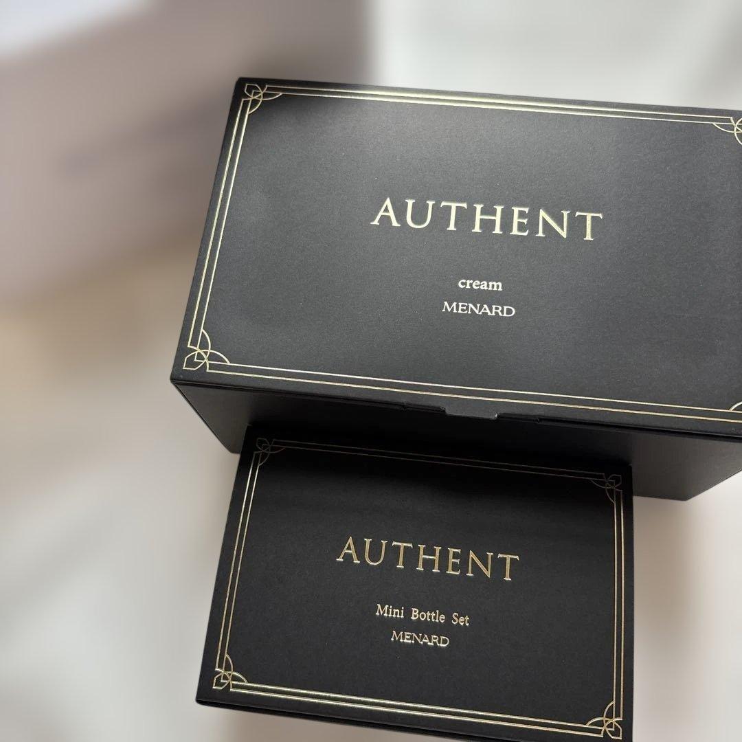 即日発送 メナード オーセントクリーム 本体付き 箱付き ミニボトルサンプルあり