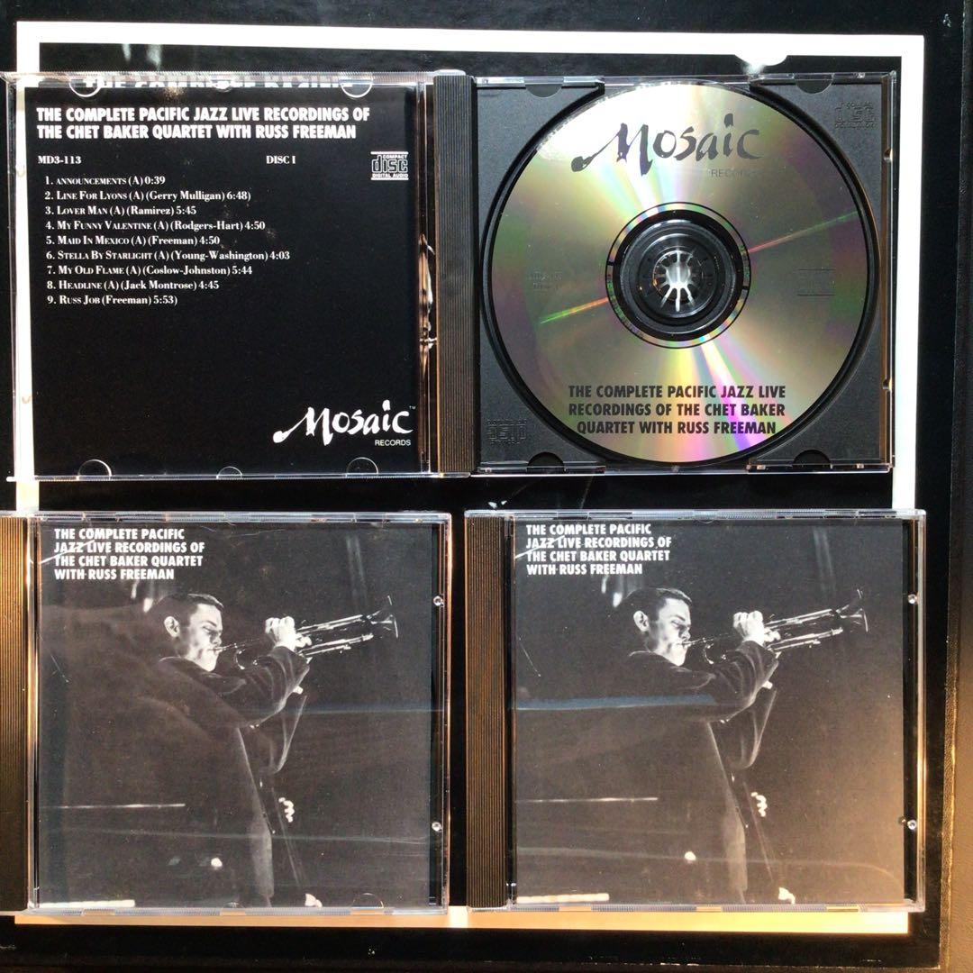Mosaic限定盤ＣＤ　チェット・ベイカー・カルテット ウィズ・ラス・フリーマン