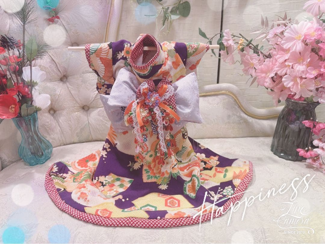 B404.pon2pan2☆オーダー☆犬お着物☆犬2ウェイお着物