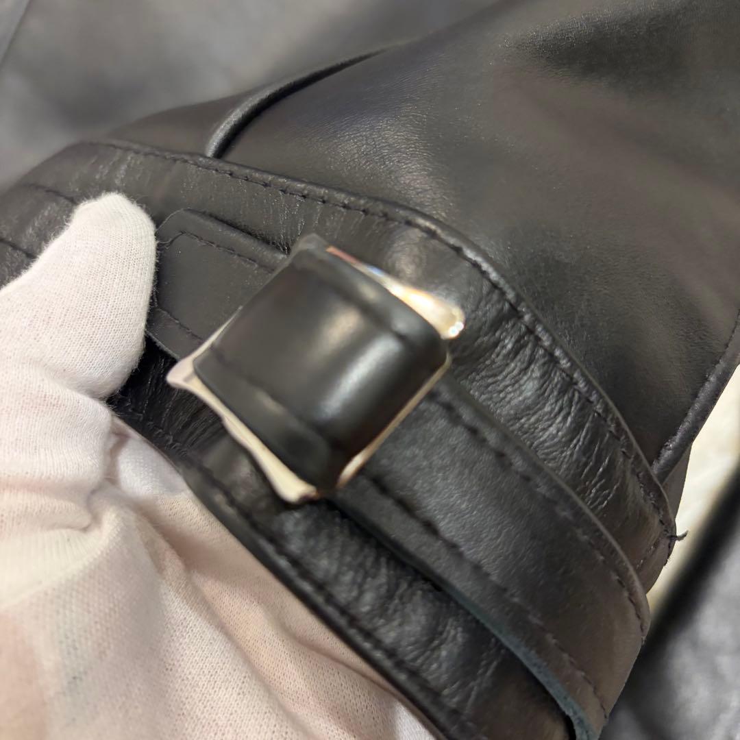 【美品】ルイスレザー　Lewisleather サイクロンタイトフィット38