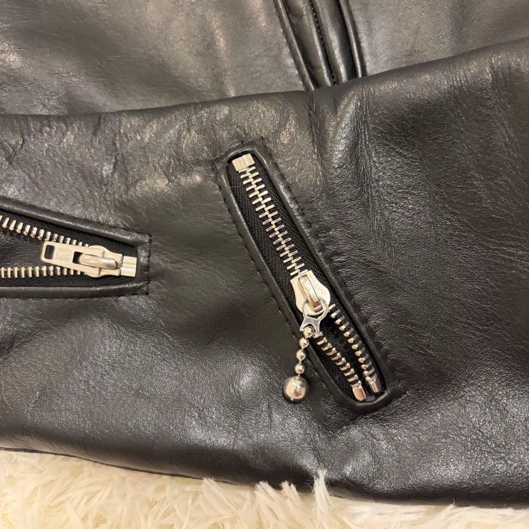 【美品】ルイスレザー　Lewisleather サイクロンタイトフィット38