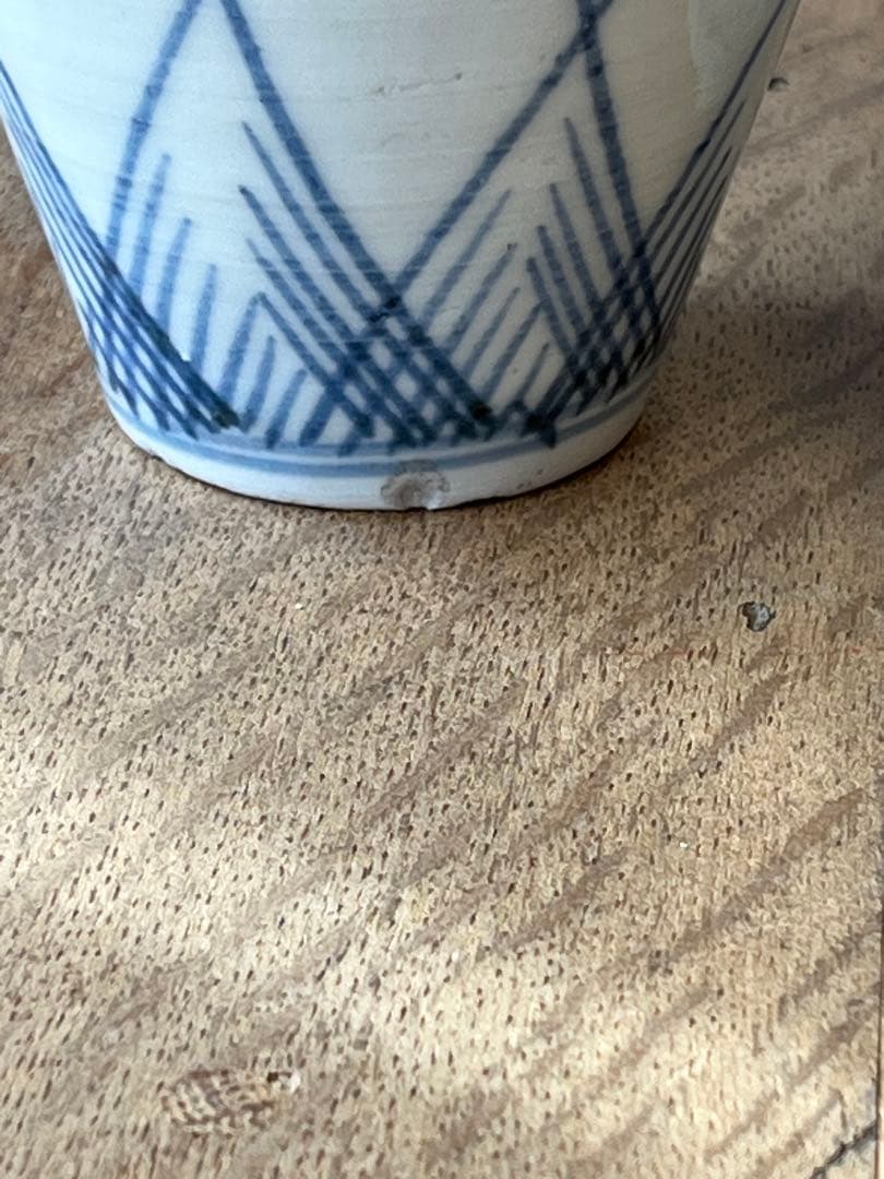 古い蕎麦猪口　そばちょこ　2個セット　湯呑み　古雑貨　アンティーク　昭和レトロ