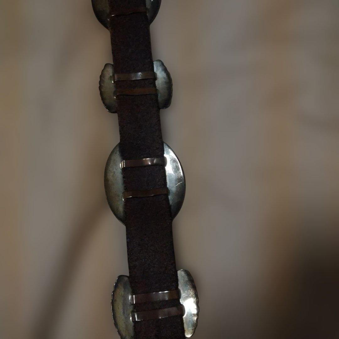 平屋ナバホ族　コンチョベルト 12連　希少