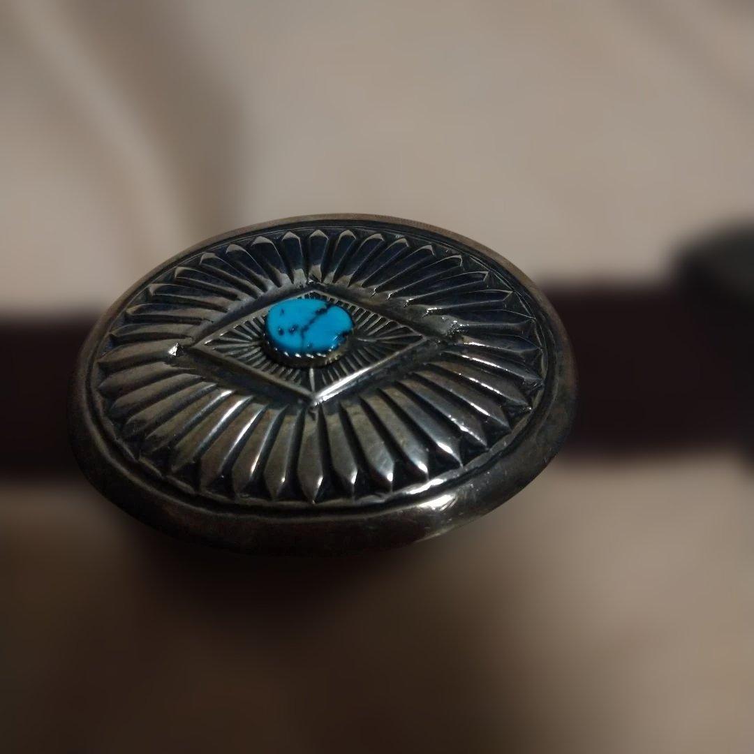 平屋ナバホ族　コンチョベルト 12連　希少