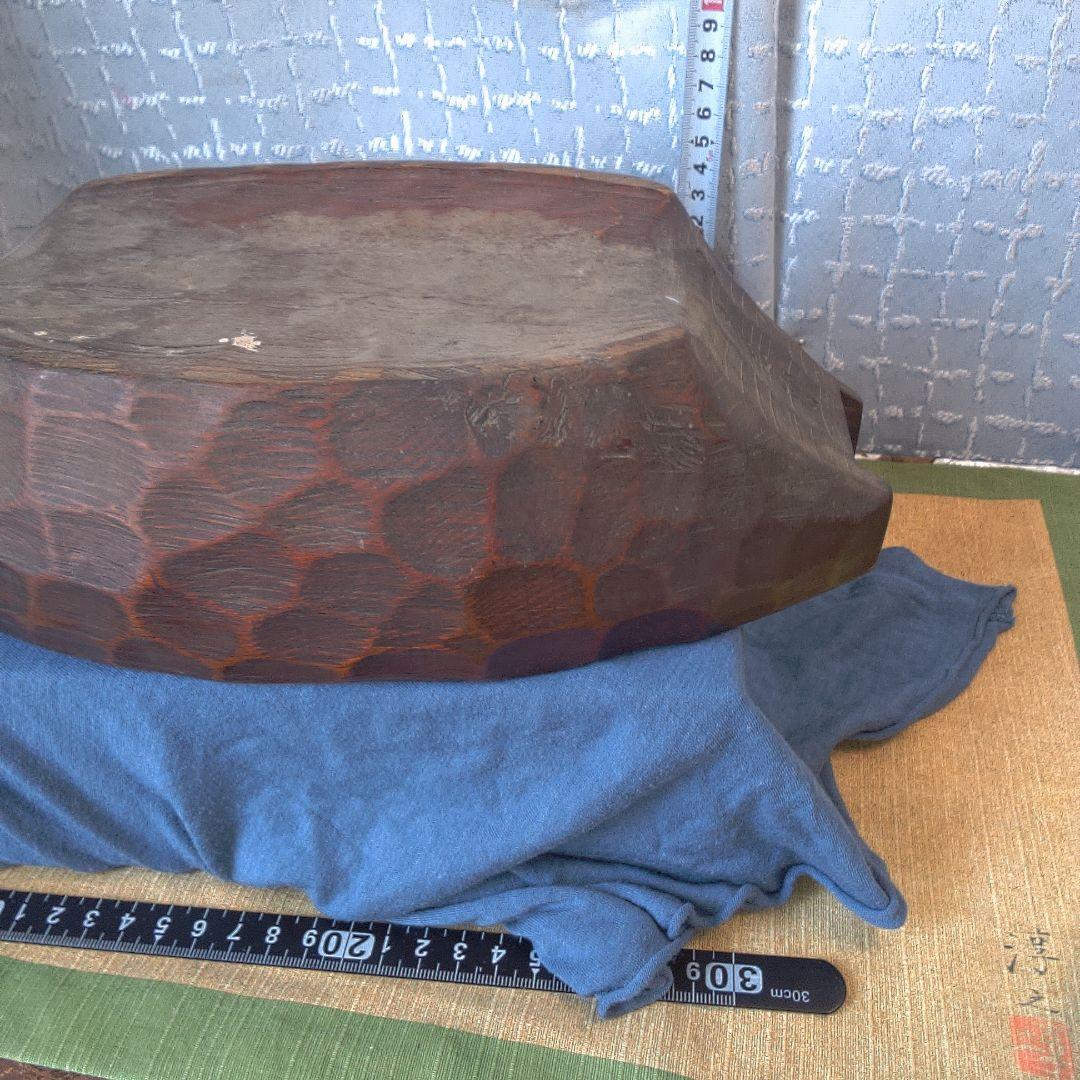 一刀彫？ 花生け？ 骨董 美術 アンティーク