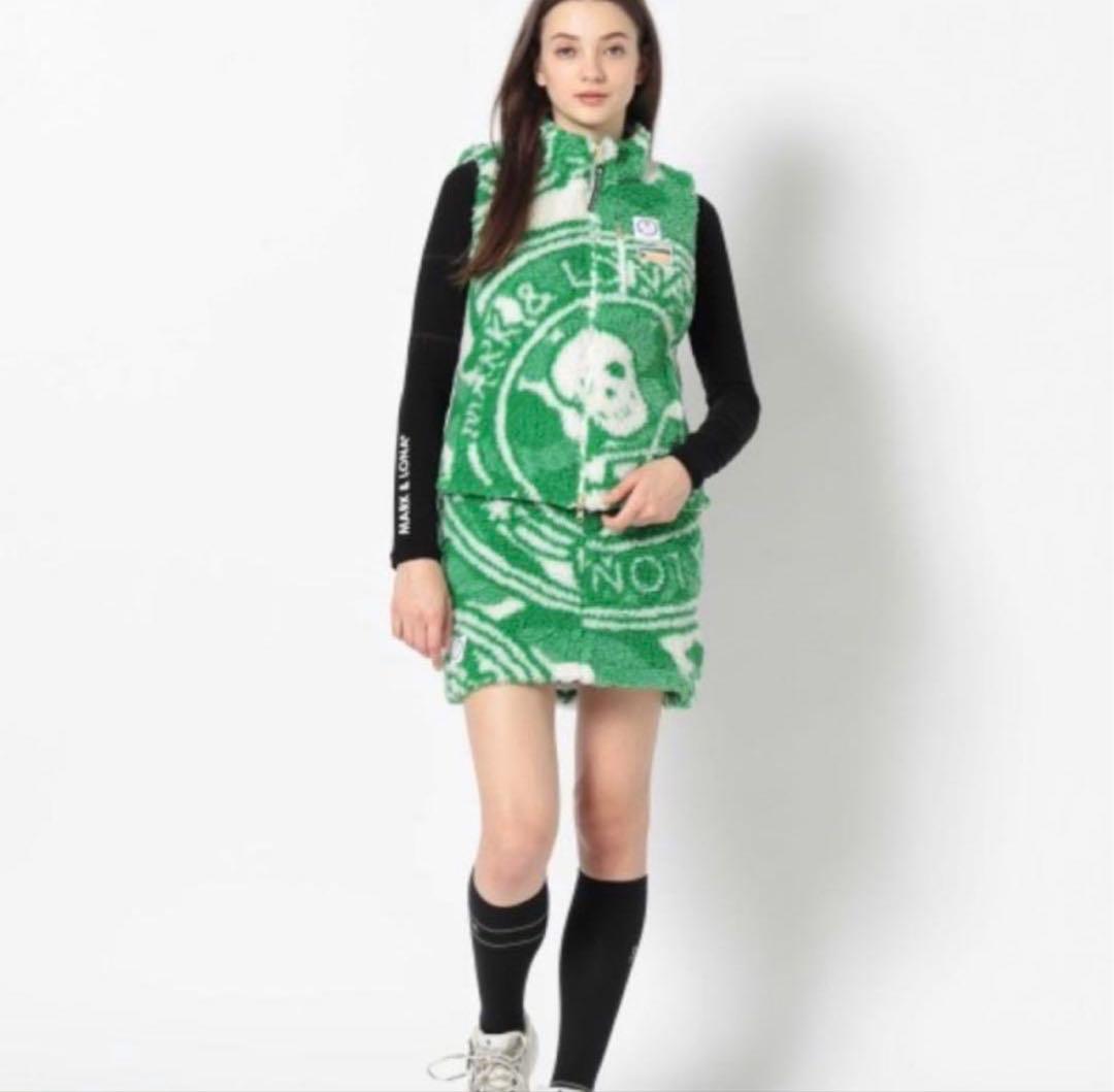 mark&lona マークアンドロナ　レディース　スカート　ボア　グリーン