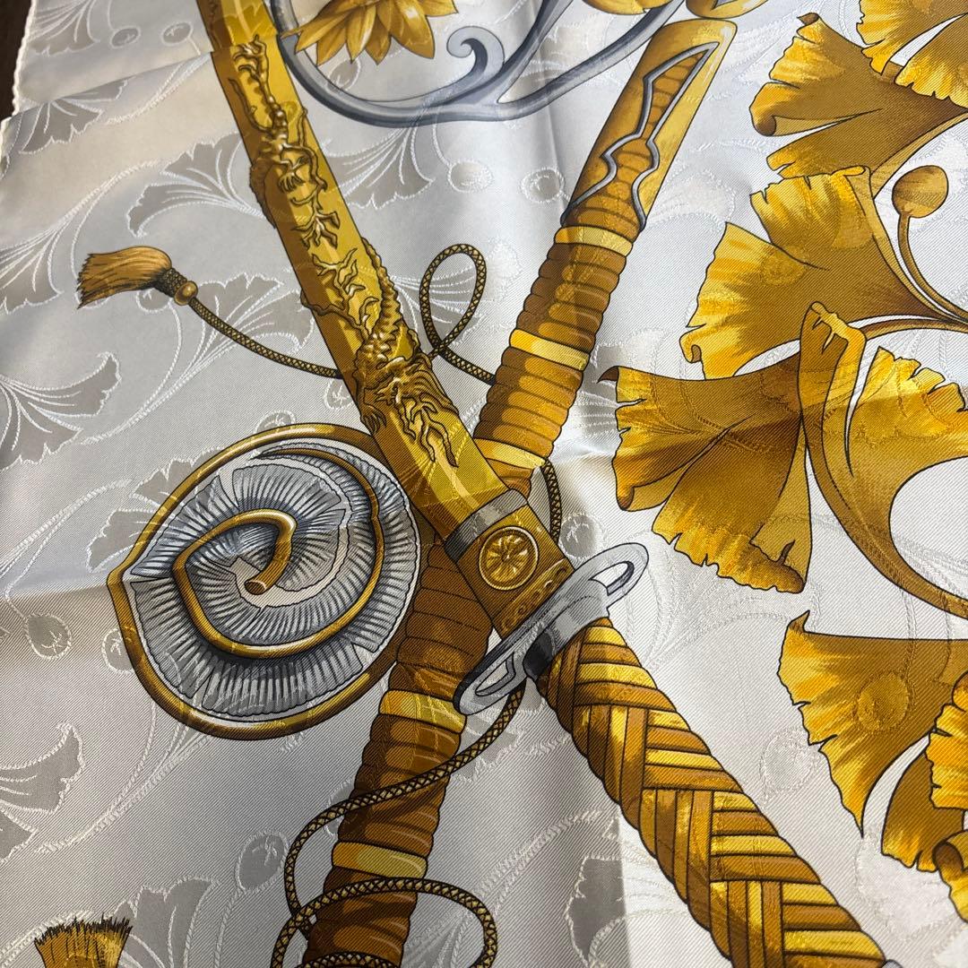 専用　美品HERMES カレ90 DAIMYO 日出る国の皇子スカーフ箱付