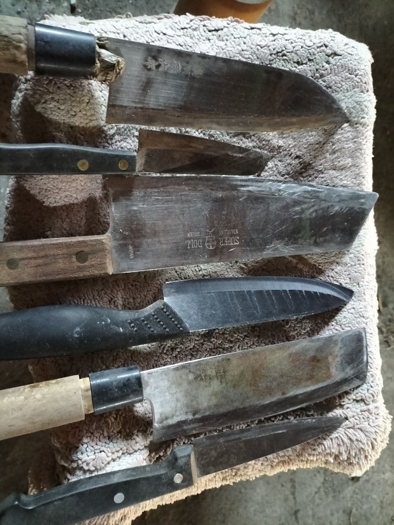 包丁7本まとめ売りします。商品説明必読お願い致します。