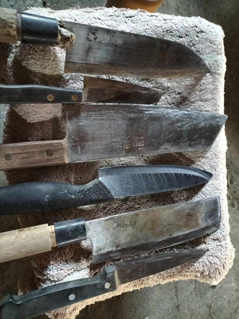 包丁7本まとめ売りします。商品説明必読お願い致します。