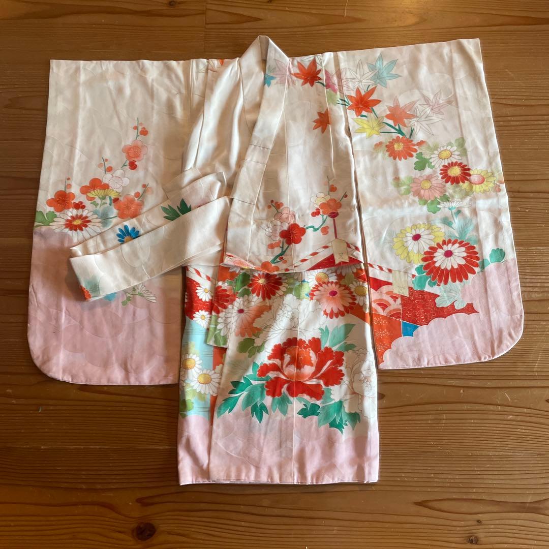 七五三　三歳　正絹　セット