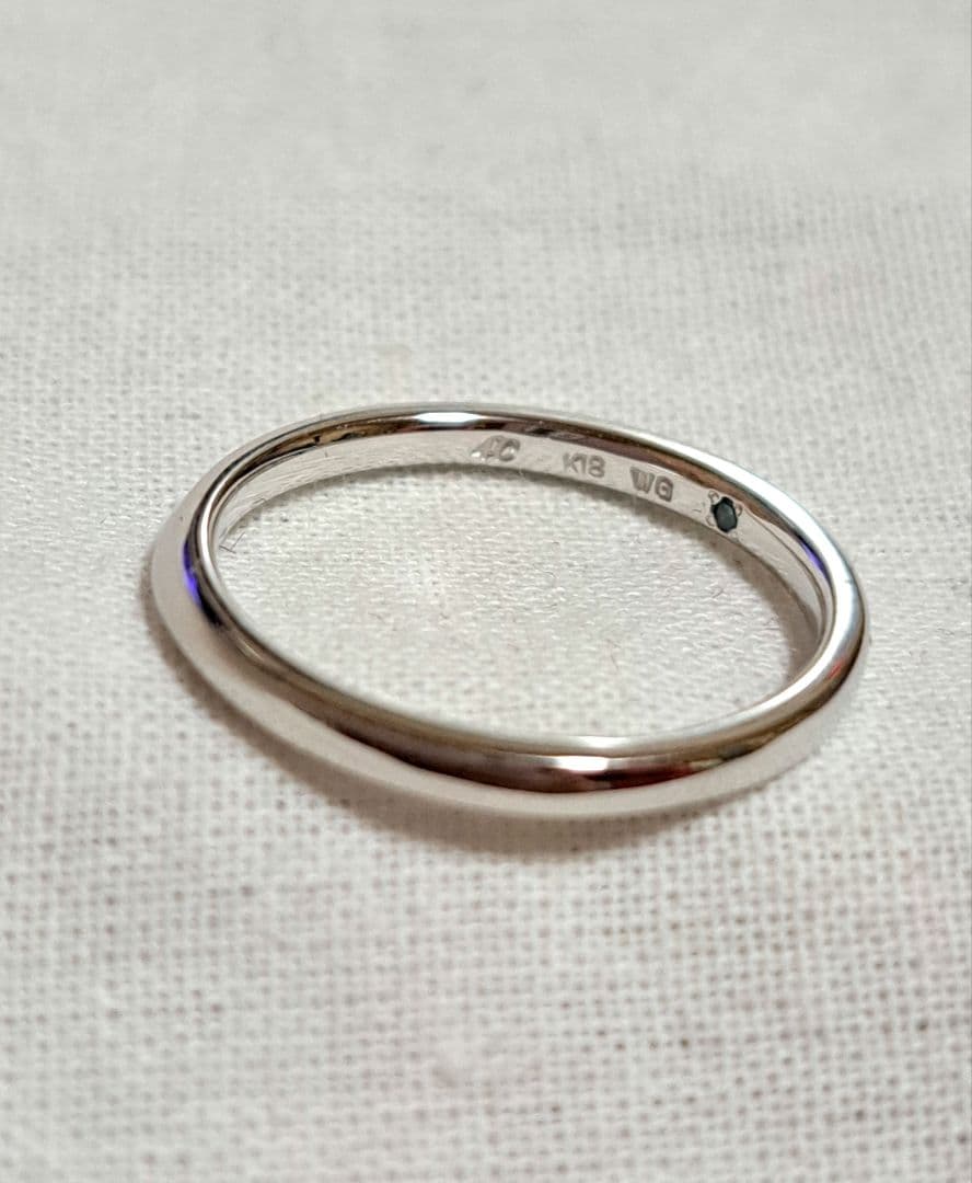 4℃ リング 10号 K18WG