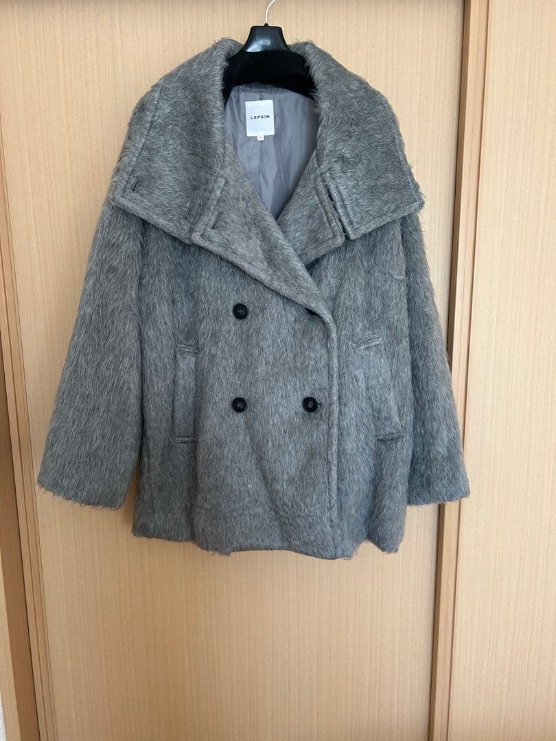 【16日まで期間限定セール】新品　LEPSIM シャギー2WAYミドルコート