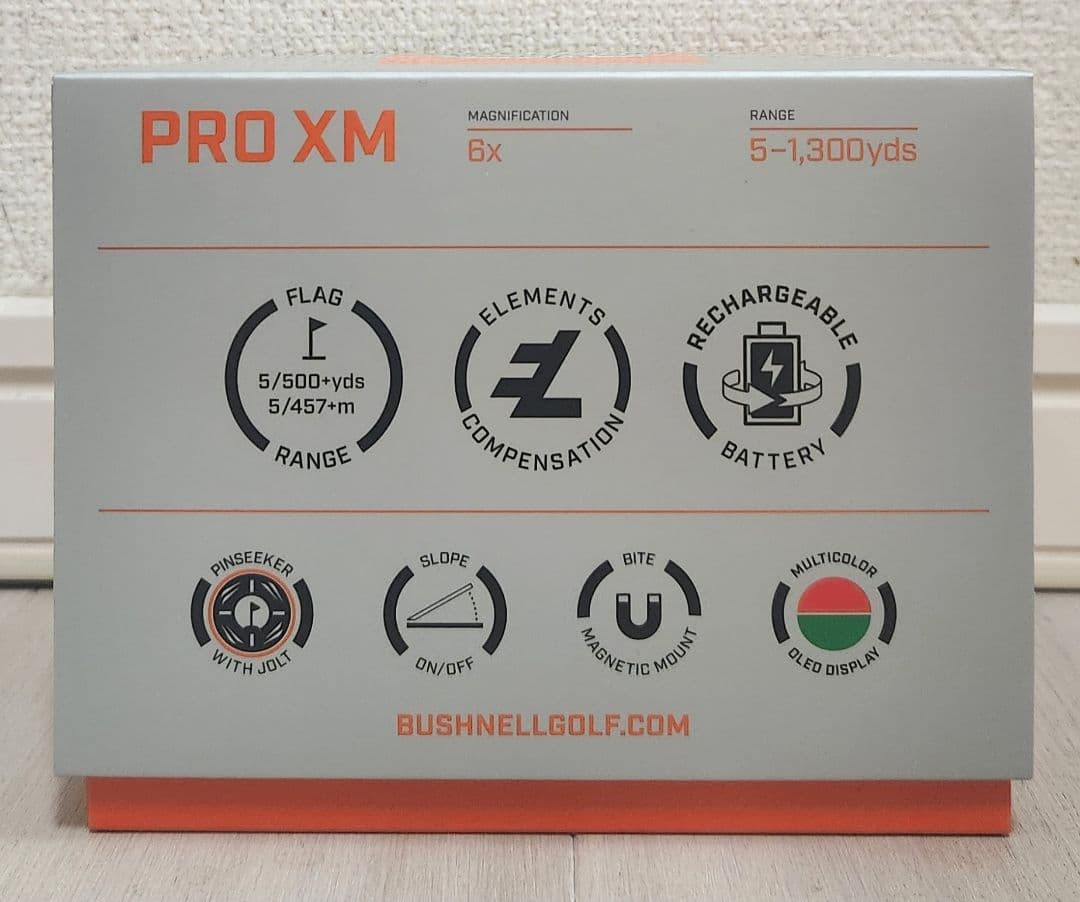 【新品未使用】ブッシュネル ピンシーカープロXMジョルト Bushnell