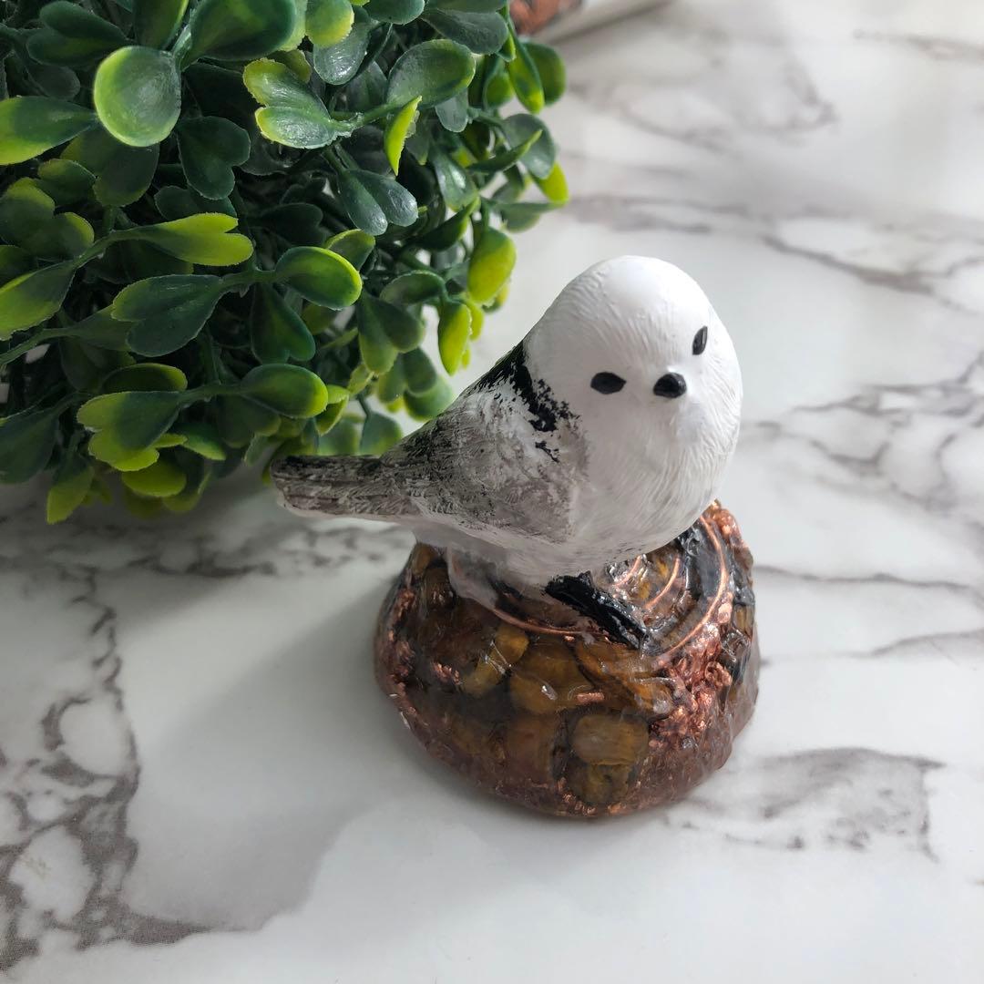 シマエナガのオルゴナイト