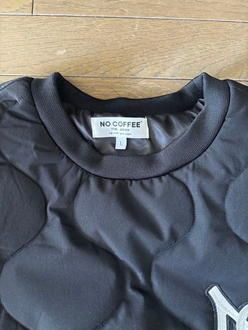 NO COFFEE キルティングジャケット L 黒