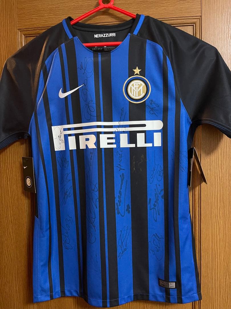 インテル　サイン入りユニフォーム　2017年　Inter セリエA