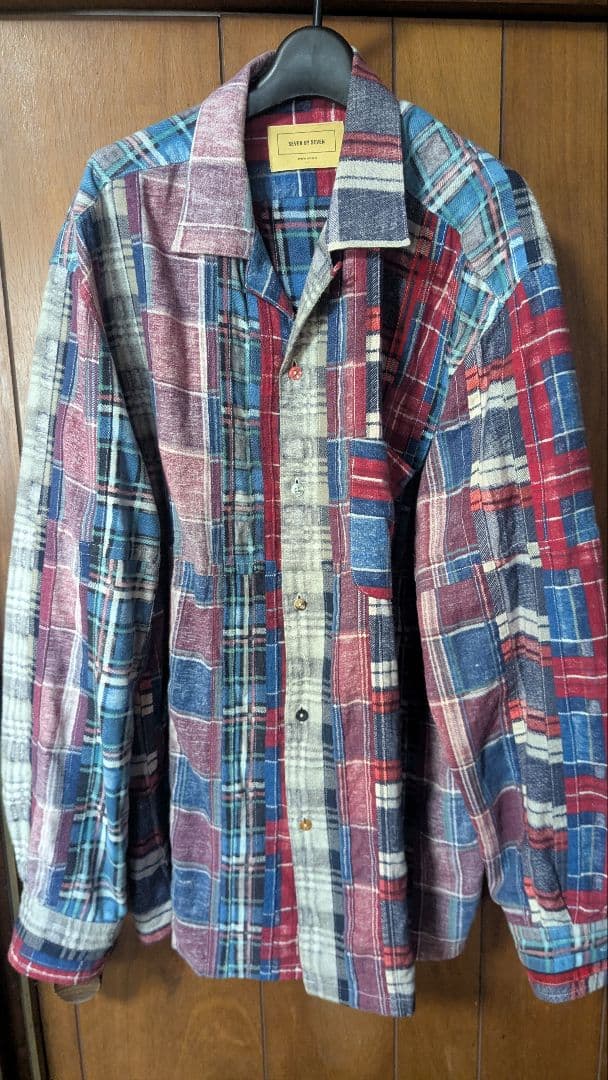 SEVEN BY SEVEN 　リワークフランネルシャツ　再構築　NEEDLES