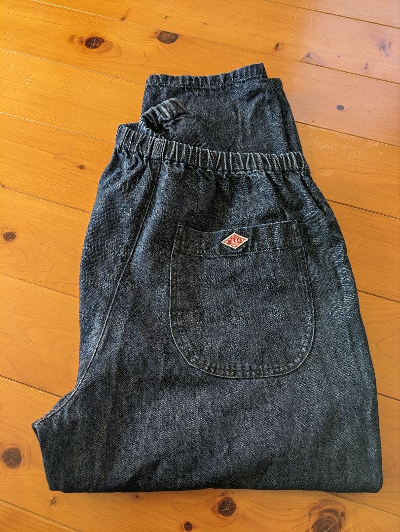 2023年 DANTONデニムイージーパンツ　36