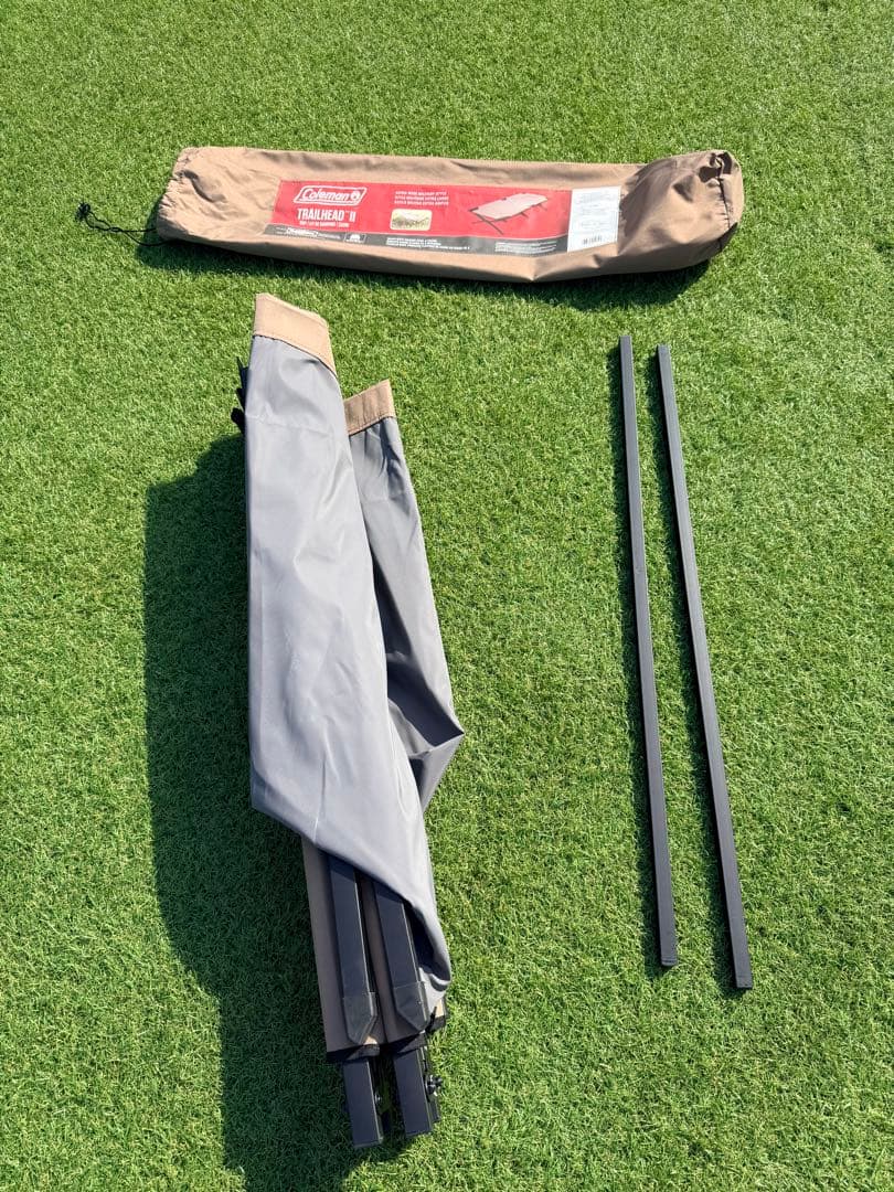 Coleman コット ブラウン 折りたたみ式