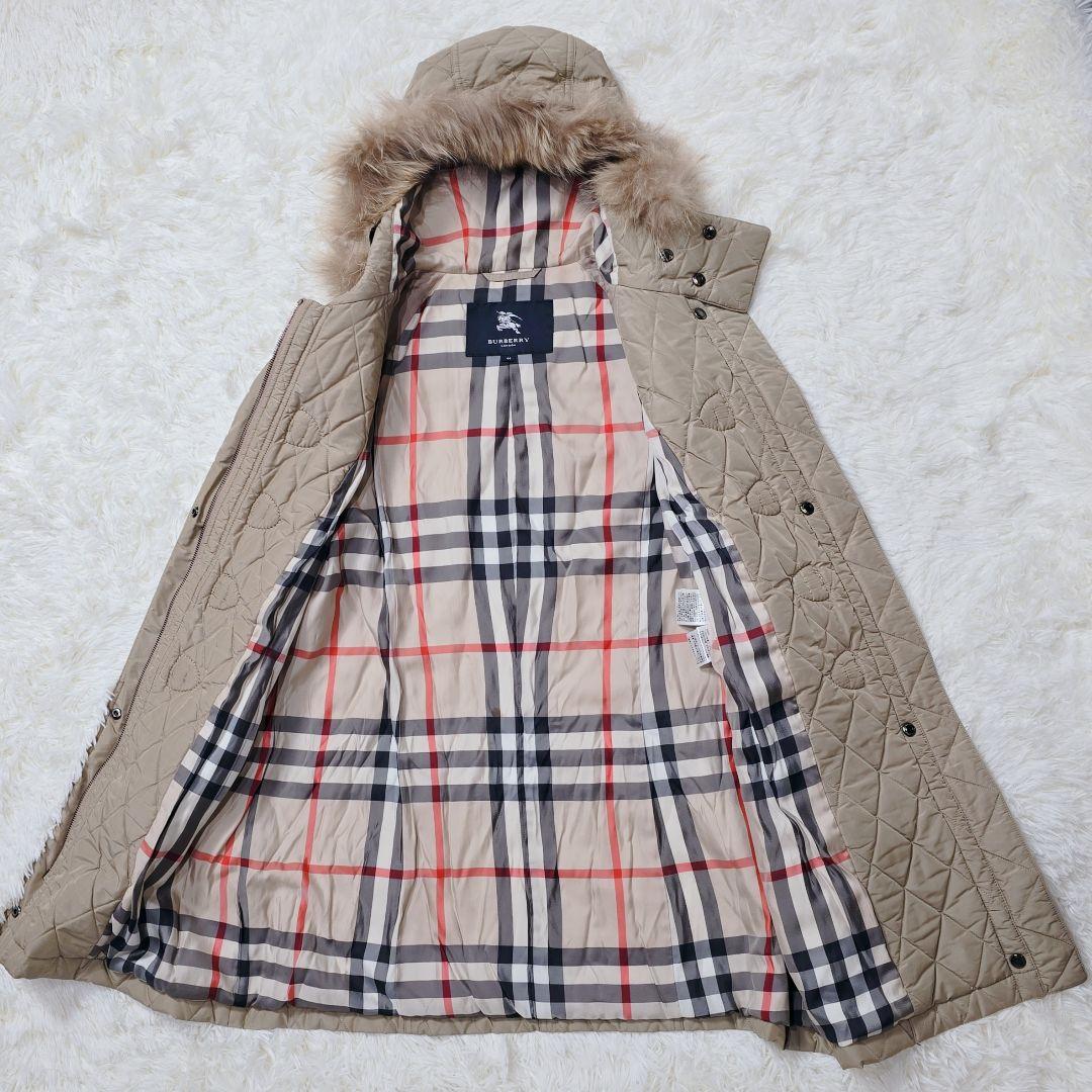 バーバリーロンドン 2way キルティング ダッフルコート 2XL ノバチェック