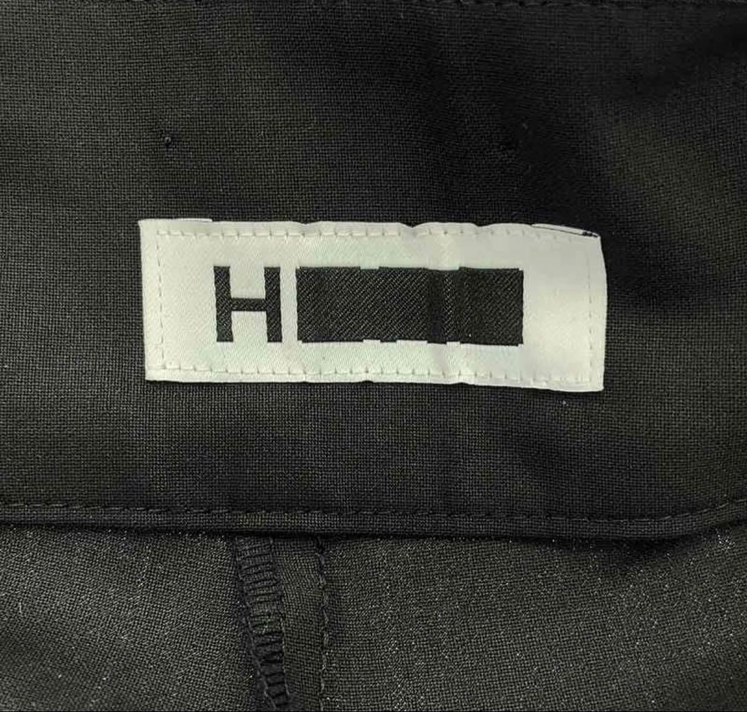 H BEAUTY&YOUTH トロピカル ハイウエスト サスペンダーパンツ M