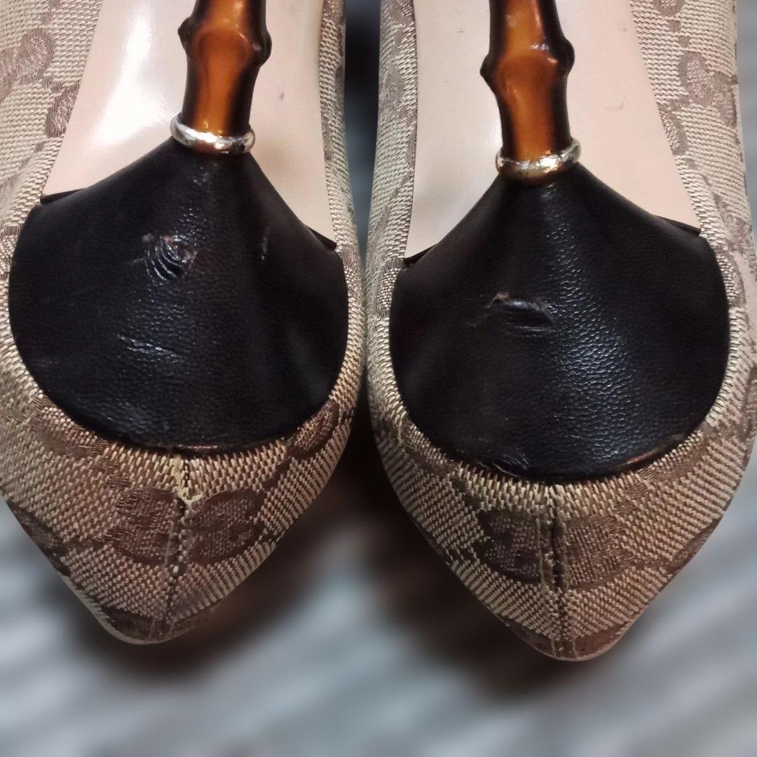 GUCCI　パンプス　24.5㎝　ヒール約7㎝　正規品