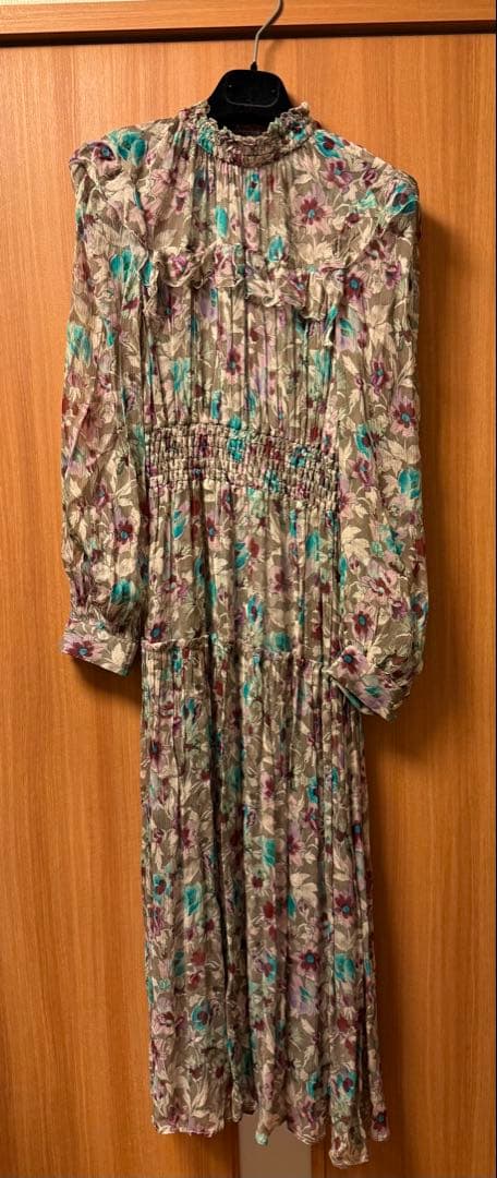 CORCOVADO 花柄シフォンワンピース