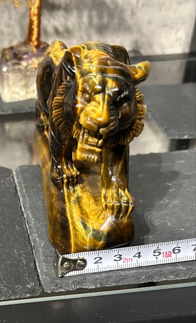 虎置物　タイガーアイ