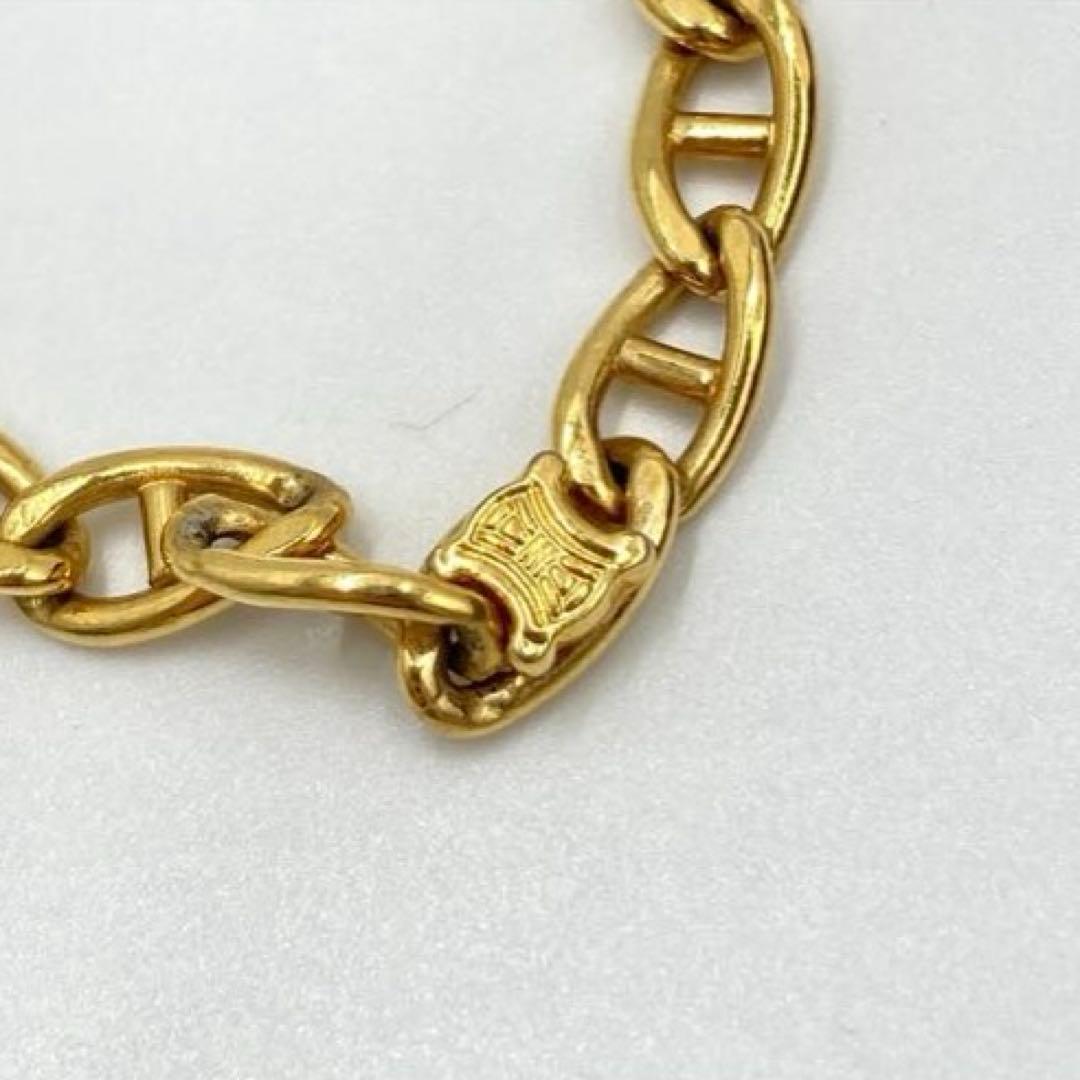 セリーヌ ブレスレット　トリオンフ　ゴールド　チェーン