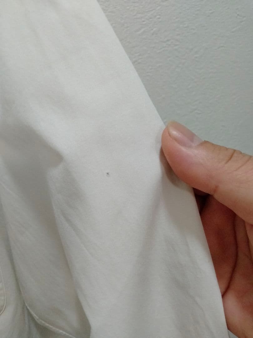 コムデギャルソンオム　90s 田中オム　縮絨　ブロードシャツ　デカボタン