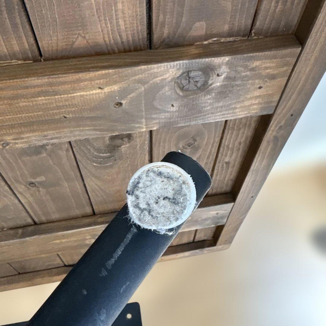 ※テーブルのみ①ダークブラウン木製ダイニングテーブル チェア 2月末まで出品