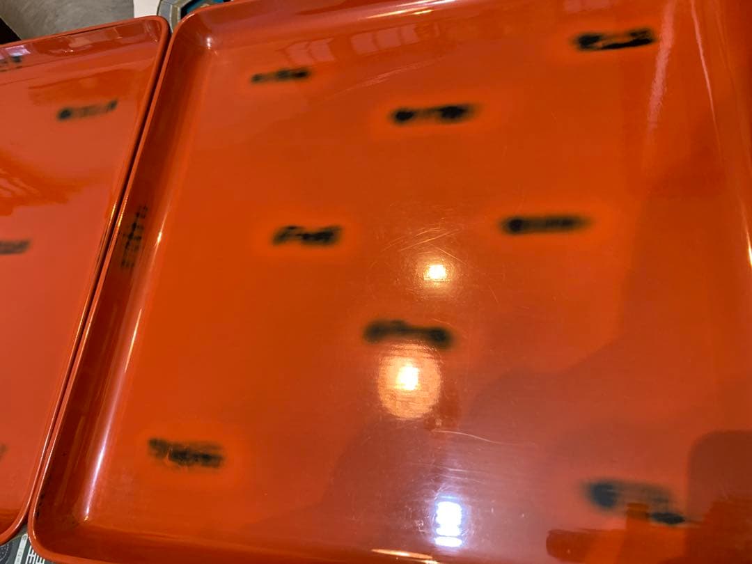 輪島塗　根来　御膳　足付膳　会席膳　５客　膳