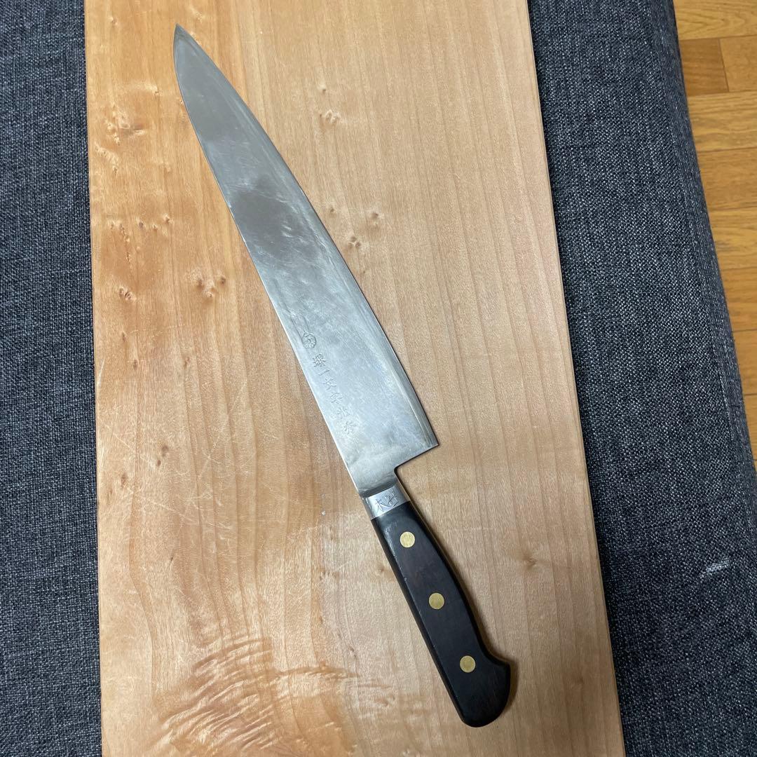 堺一文字光秀　青鋼　牛刀　尺
