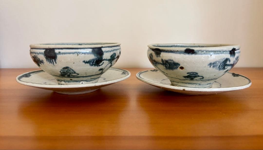 岡慎吾　天平窯　安南　腕　未使用品