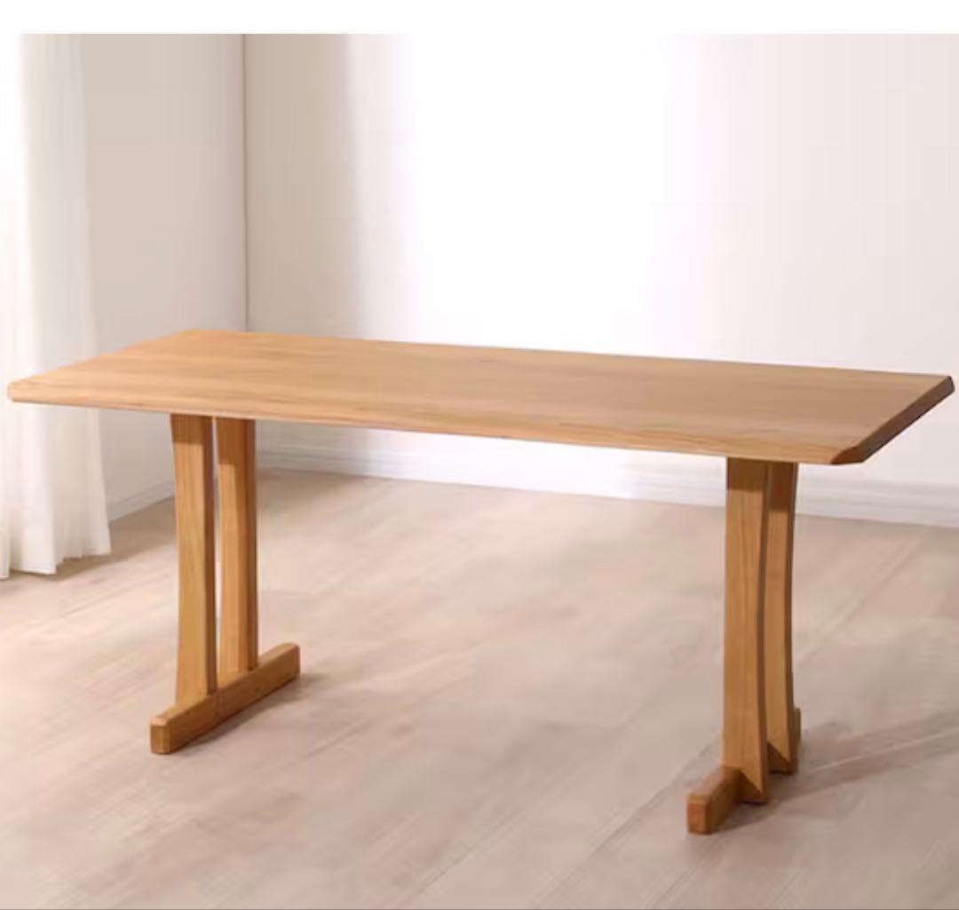 リビングダイニングテーブル　ニトリ　天然木(オークエスト15070 NA)