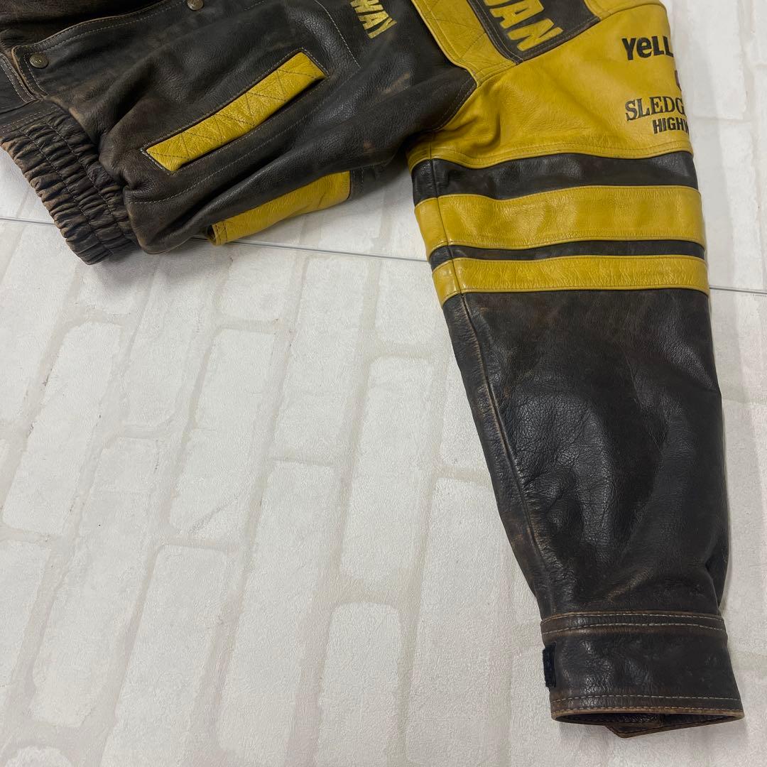 イエロー コーン YeLLOW CORn 牛革 レザー ライダース ジャケット