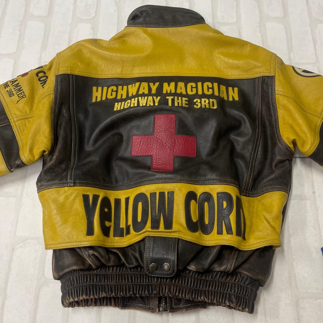 イエロー コーン YeLLOW CORn 牛革 レザー ライダース ジャケット