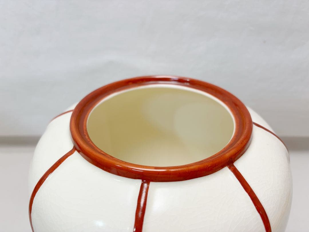 未使用 茶道具 楽山作 雪洞水指 塗り蓋 作家物 茶事 共箱 外段ボール箱入