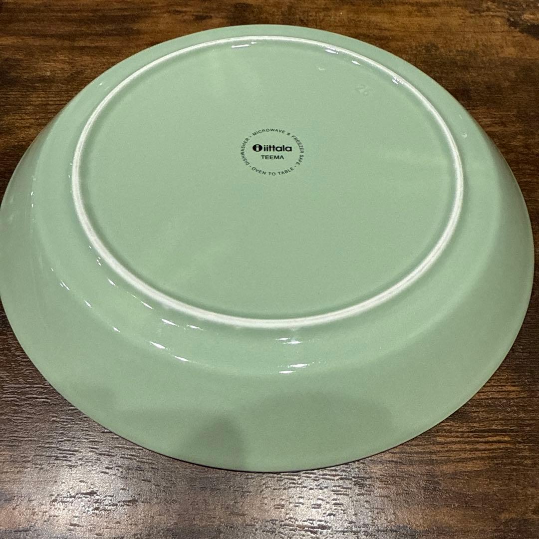 イッタラ 廃盤 セラドングリーン ティーマ プレート26㎝ 4枚