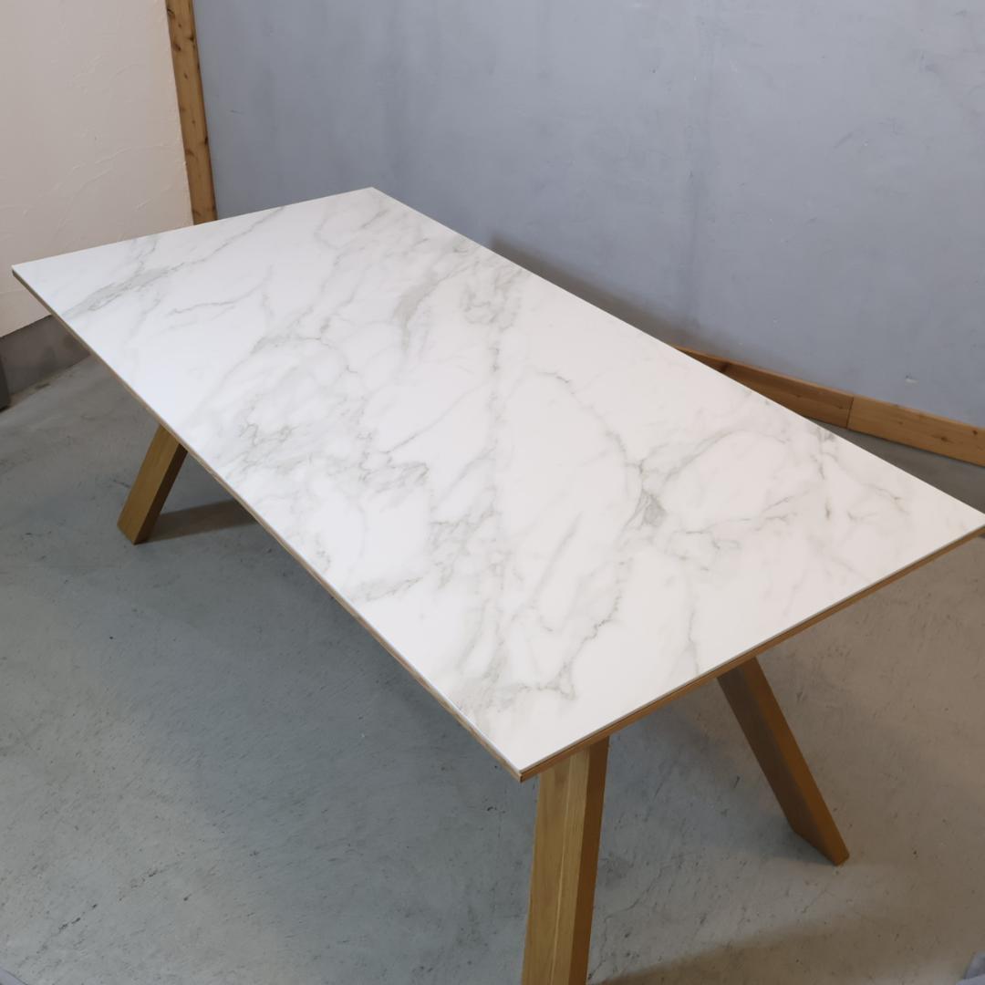 SHIGIYAMA シギヤマ家具 セラミック ダイニングテーブル 大理石風