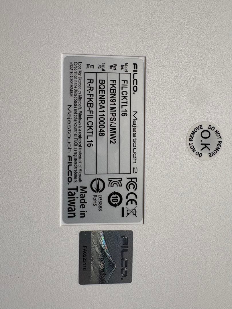 FILCO Majestouch 2 ※赤軸　予約なし 早い者勝ち