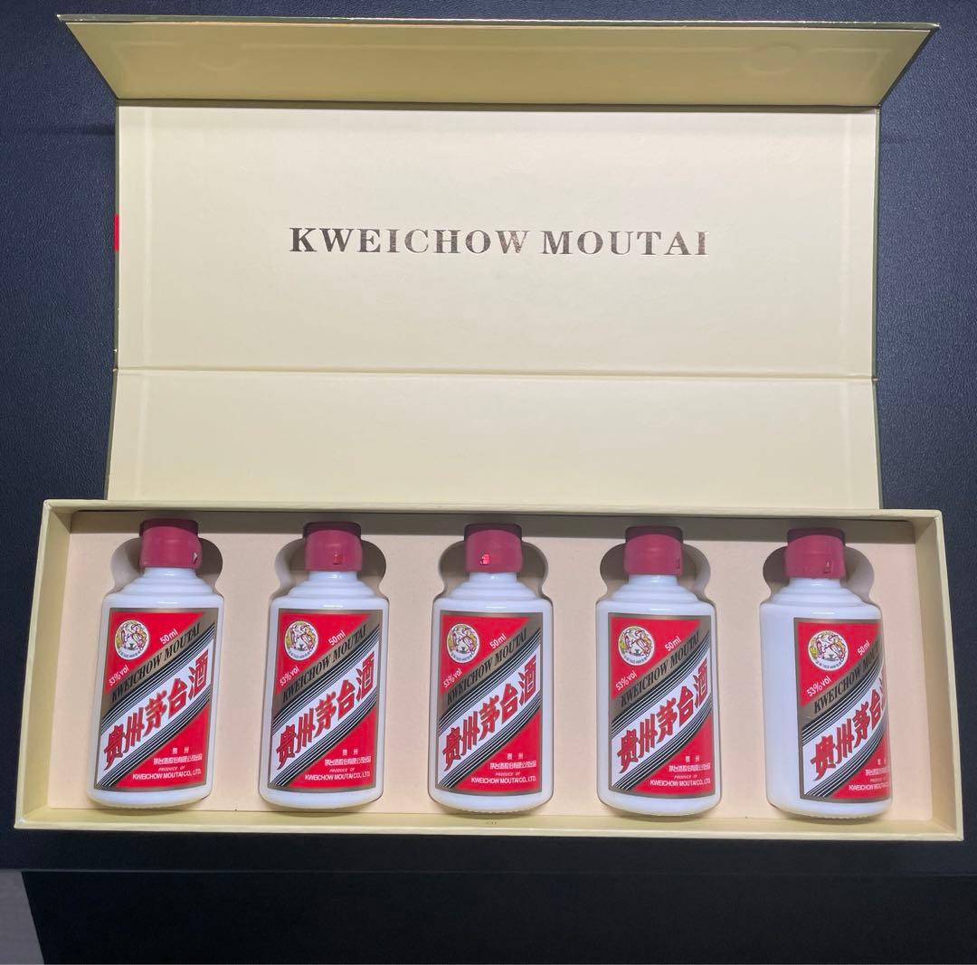 貴州茅台酒Kweichow Moutai 5本セット 50ml