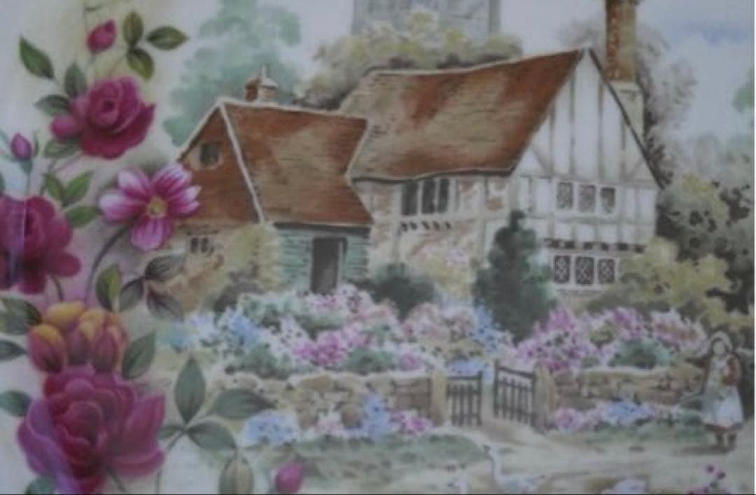 ロイヤルアルバート オールドカントリーローズコテージ 約２７センチ大皿・