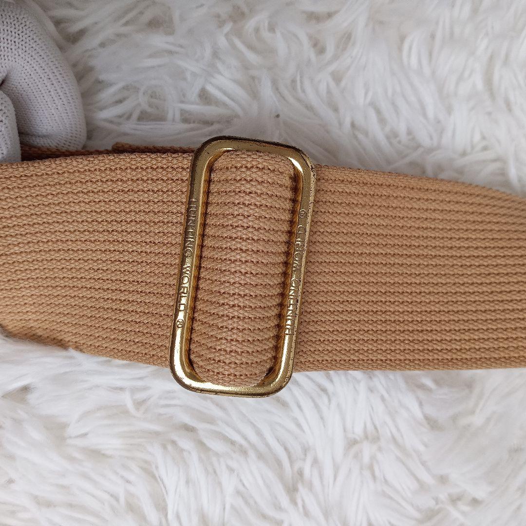 美品 HUNTING WORLD ショルダーバッグ バチュークロス バチューサー