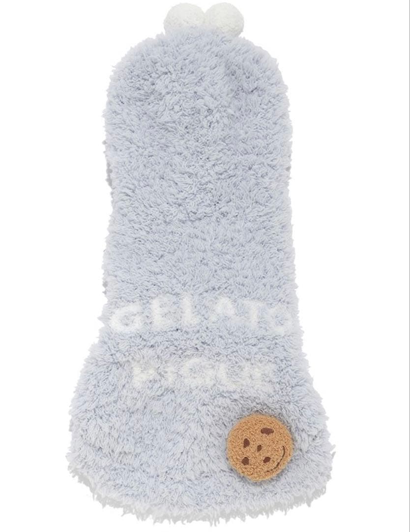 ジェラートピケ　クッキーモンスターケープ　ブルーL