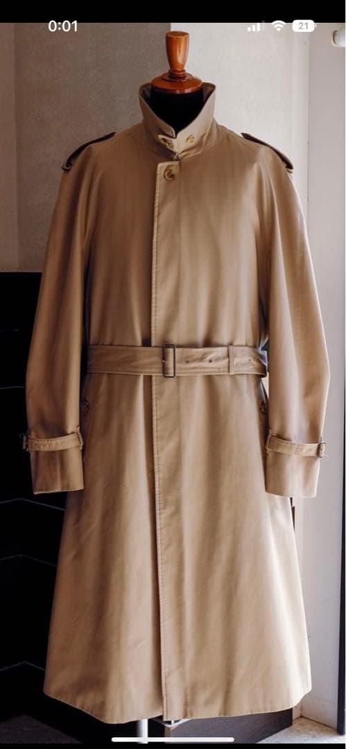 ※短期間限定値下げ※ バーバリーシングルトレンチコート　85年製