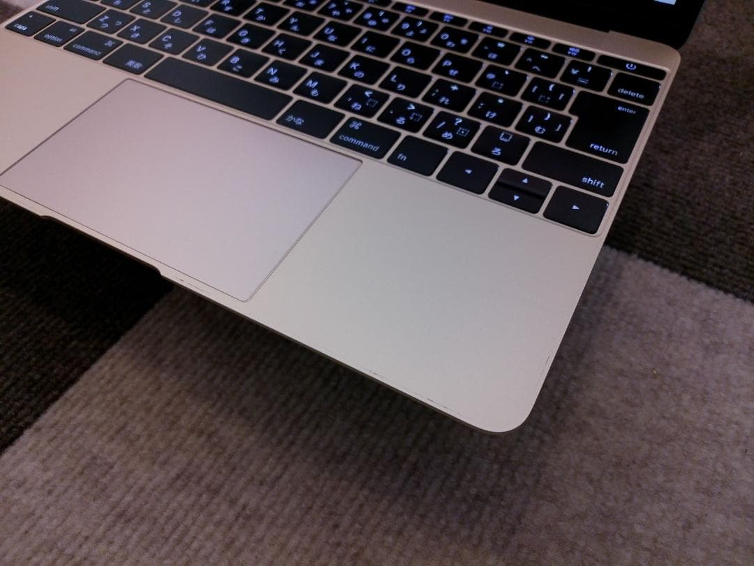 『美品』 MacBook 2017 A1534 12㌅ バッテリー正常・良好