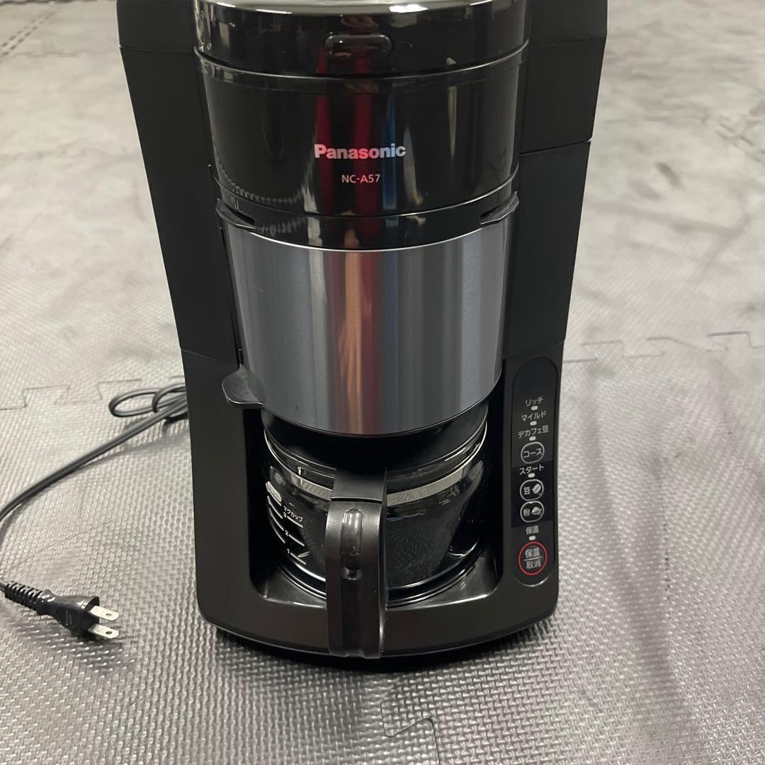 【ほぼ未使用】パナソニック 全自動コーヒーメーカー NC-A57（2020年製）